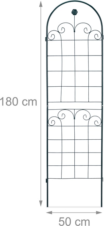Immagine prodotto Relaxdays Set da 2 grigliati per rampicanti (1.50 cm, 50 cm)
