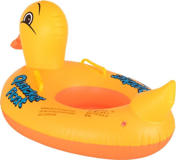 Actual product image Ikonka Inflatable mattress pontoon kolo for children duck