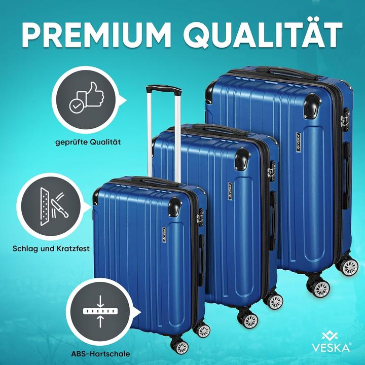 Actual product image Veska 3-teiliges Hartschalenkoffer-Set