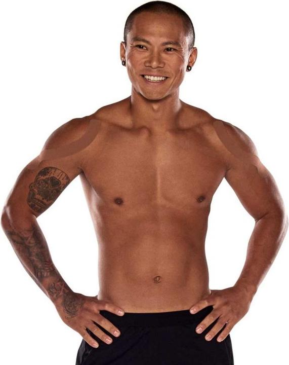 Actual product image K-Tape My Skin medium brown (5 m)