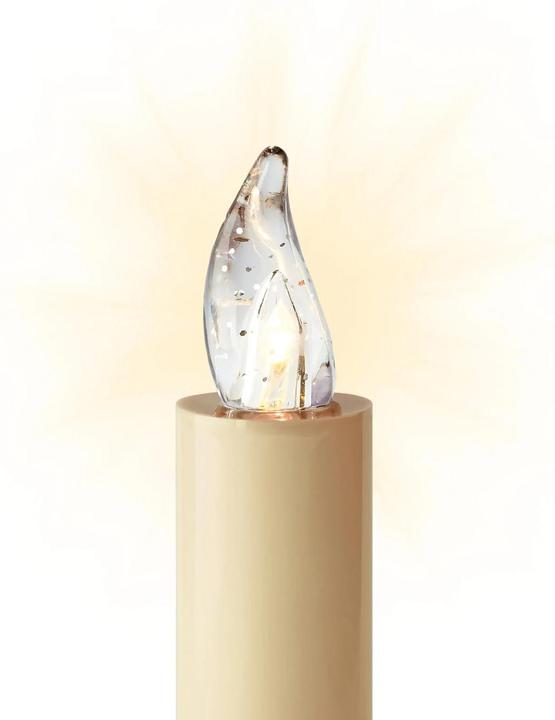 Image du produit Krinner Bougie de Noël à LED pour arbre de Noël - Ensemble de démarrage Superlight (10 x)