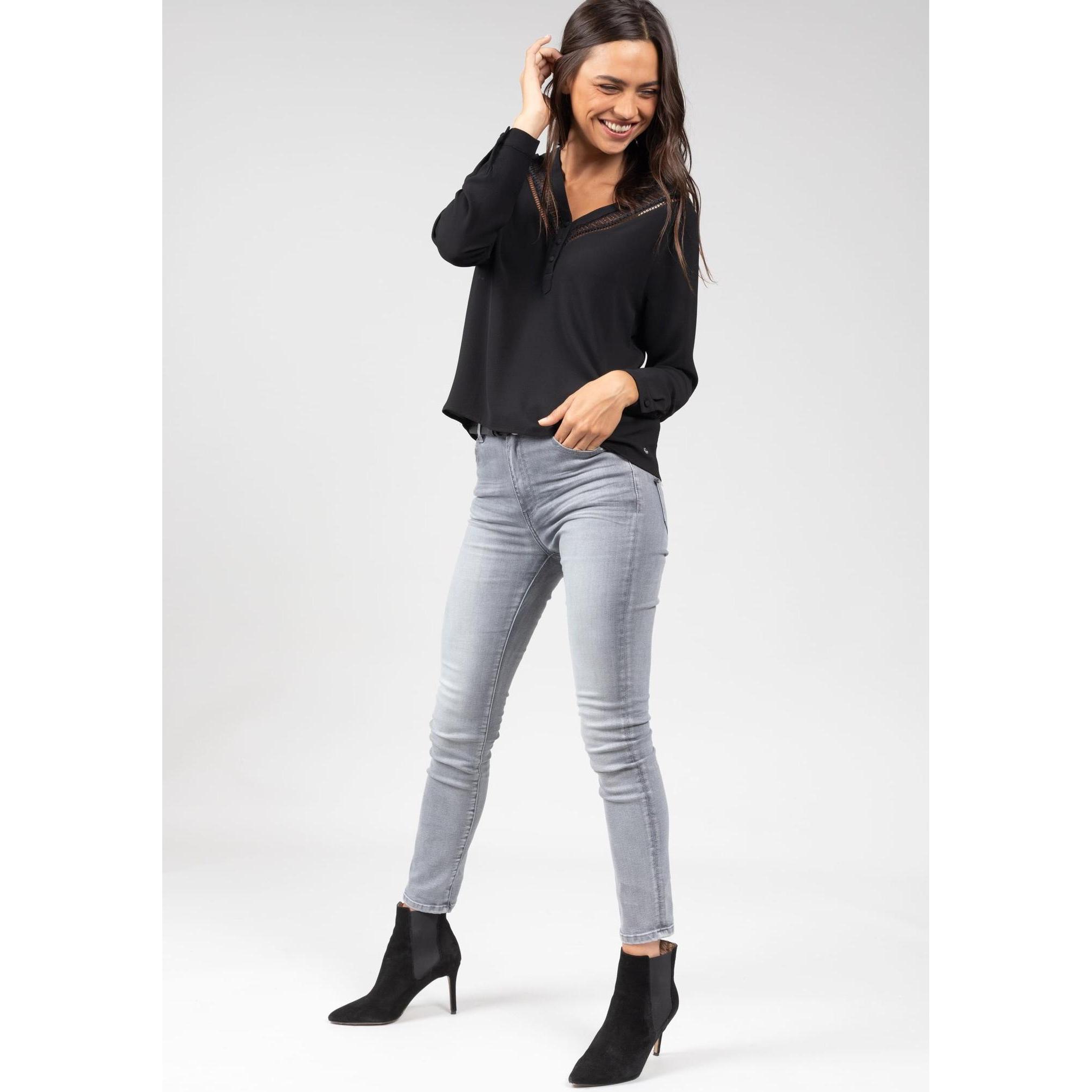 Thumbnail - Deeluxe, Damen, Bluse, daenhed valeria, Schwarz, (M)