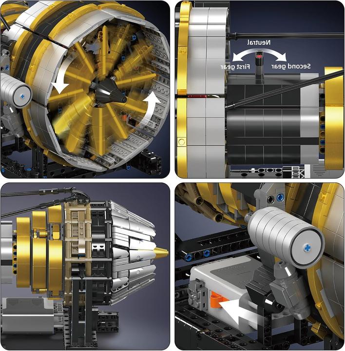 Produktbild Mould King Flugzeug Turbine