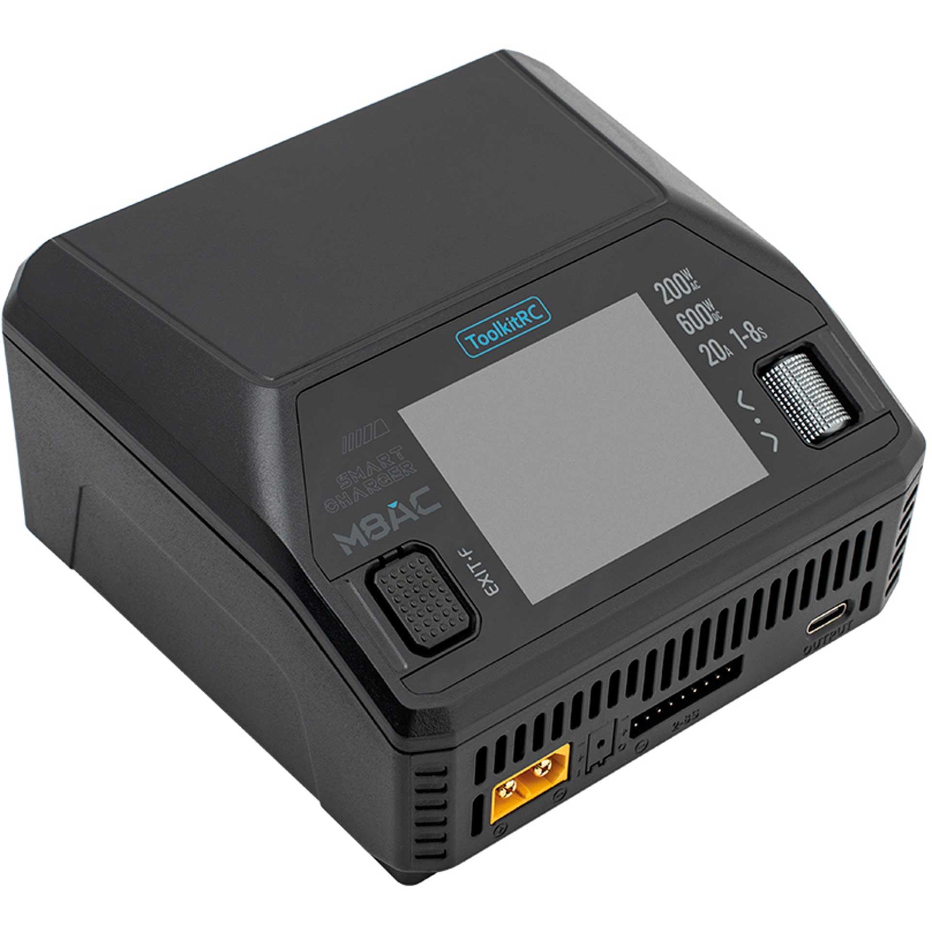 Toolkitrc M8AC LiPo 1-8S 20A Ladegerät AC/DC, Caricatore RC