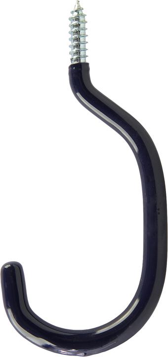 Mottez Crochet à vis avec revêtement plastique