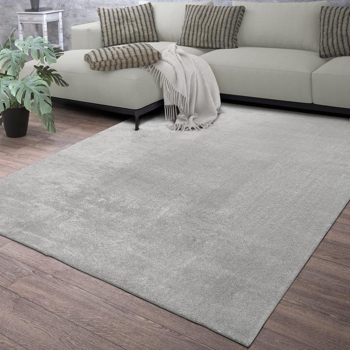 Produktbild TT Home Wohnzimmer Kurzflor Einfarbig Modernes Design Waschbar (220 x 160 cm)