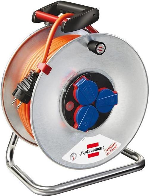 Produktbild Brennenstuhl 1198740 Kabeltrommel 25 m Orange Schutzkontakt-Stecker (25 m, 1.50 mm²)