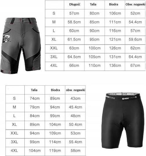 Produktbild Rockbros Men's 2-in-1 Cycling Shorts Gray 2XL (XXL)