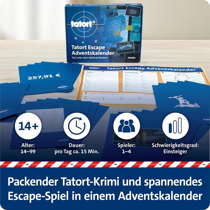 Produktbild Franzis Tatort Escape