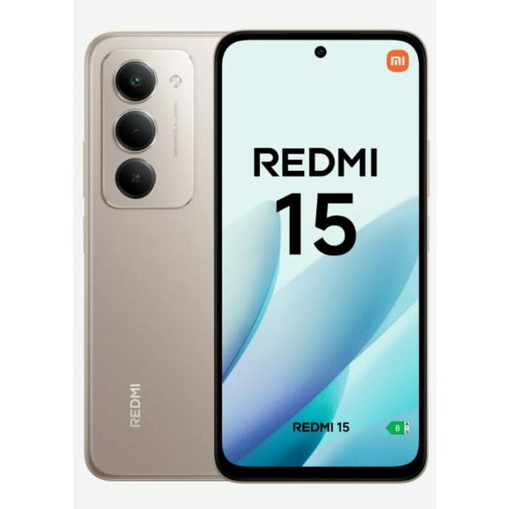 Actual product image Xiaomi Redmi 15 4G (256 GB, Titan Gray, 6.90", Hybrid Dual SIM, 4G)