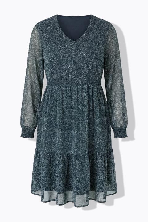 Image du produit Studio Untold Robe midi évasée, doublure et micro-motif (46, 48)