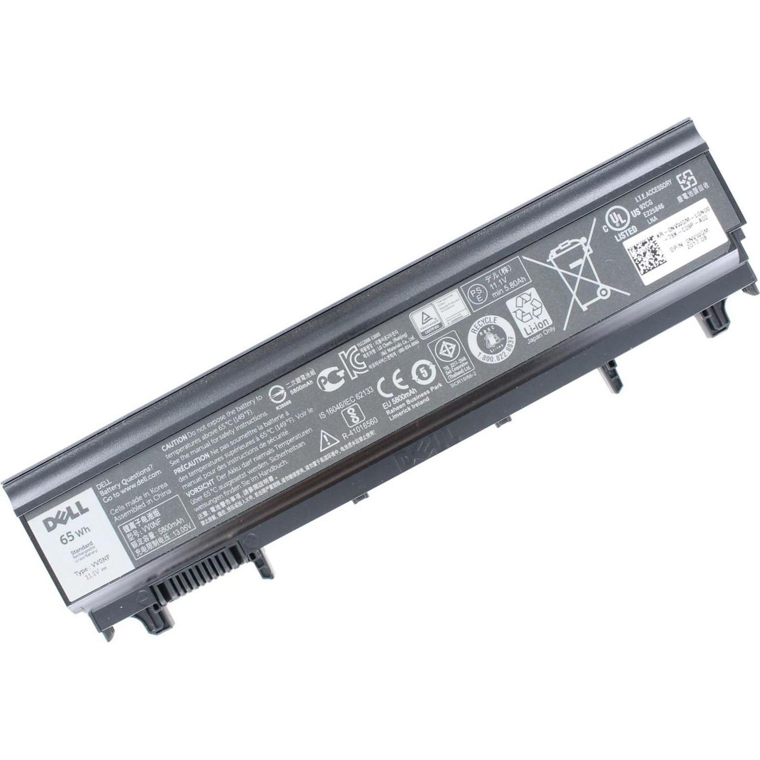 Dell Original Akku für Latitude 15 E5440 (1 Zellen, 5700 mAh), Notebook Akku, Schwarz