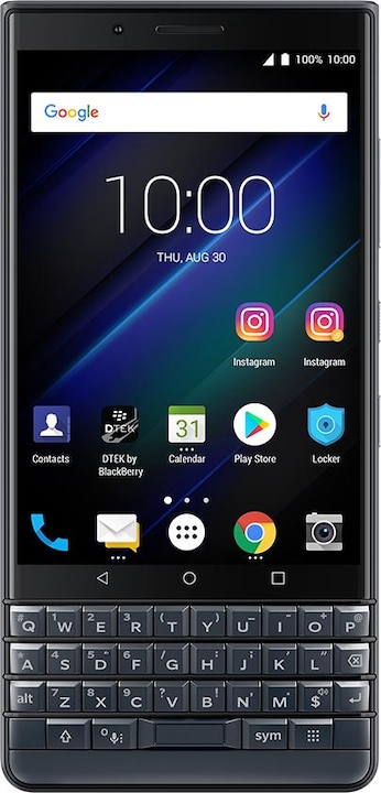 Actual product image BlackBerry KEY2 LE (64 GB, Space blue, 4.50", Hybrid Dual SIM, 13 Mpx, 4G)