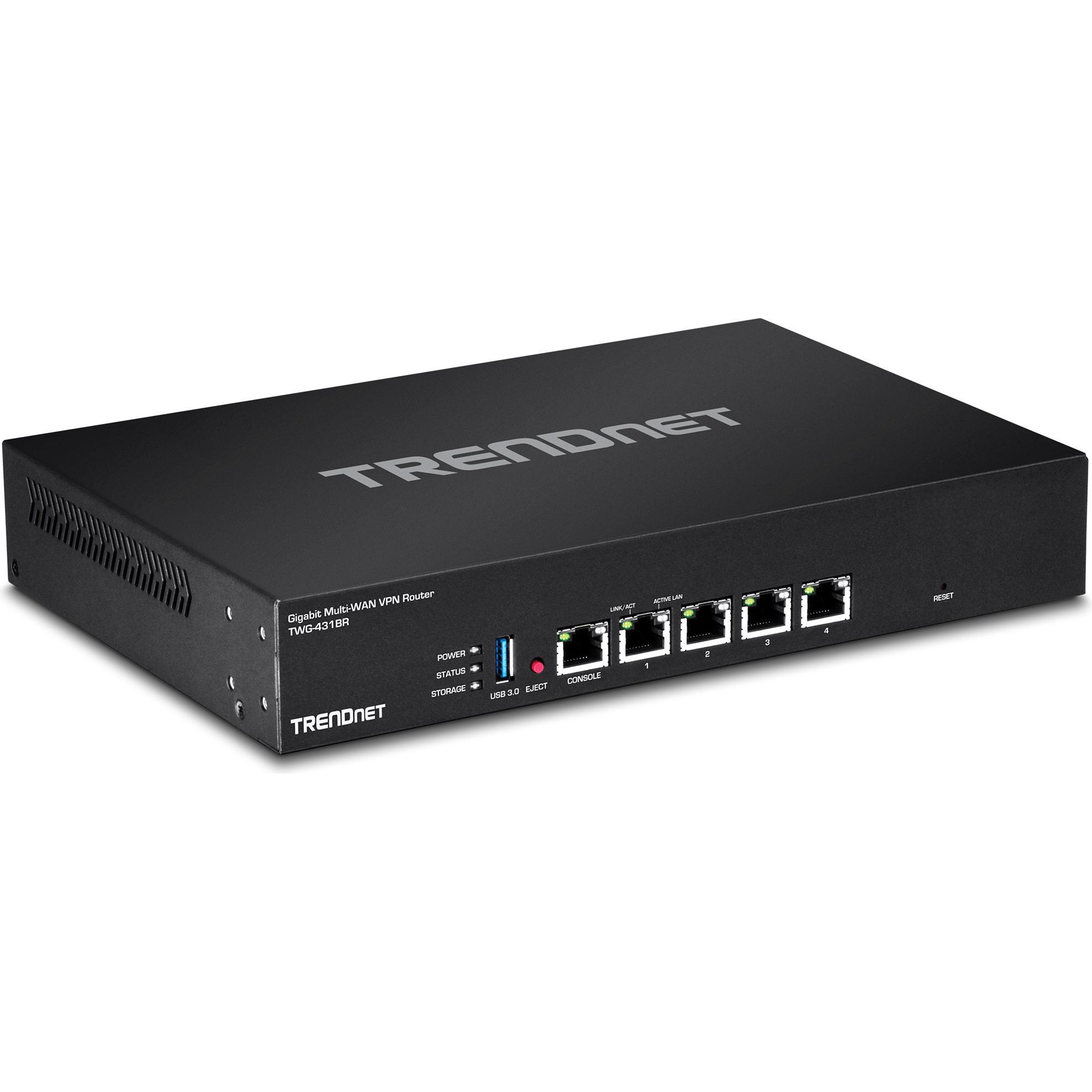 Trendnet Kabelrouter, Router, Schwarz