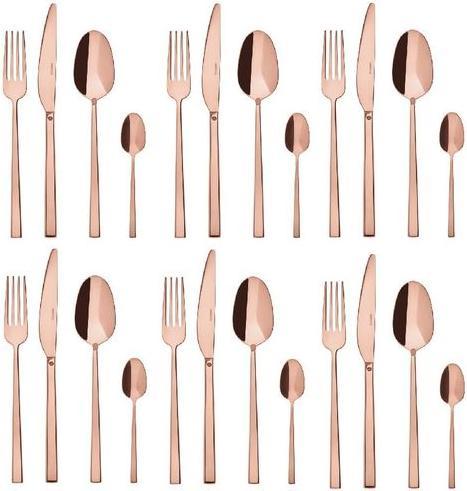 Produktbild Sambonet Rock Besteck 24-tlg. copper (24 Stk., Besteck Set)