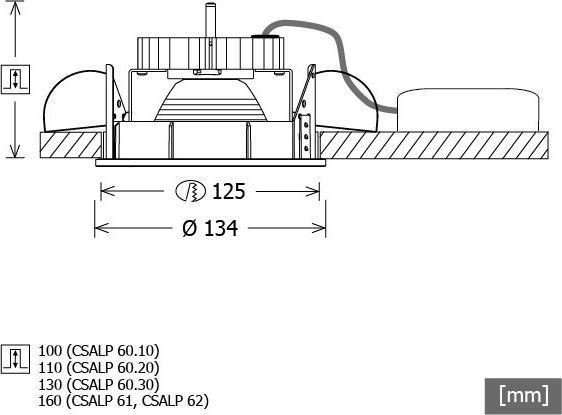 Produktbild LTS Licht&Leuchten LED-Einbaustrahler CSALP 60.3040.35D ws (3790 lm)