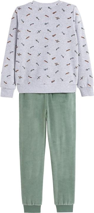 Produktbild La Redoute Collections Samt-Pyjama Flugzeuge und Autos (116)