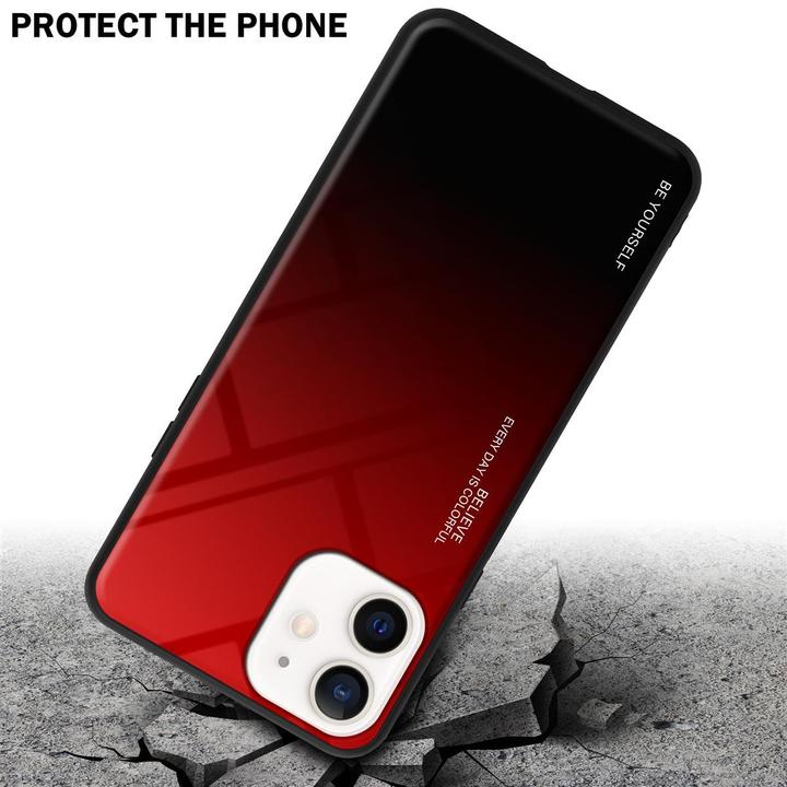 Actual product image Cadorabo TPU 2 colors glass cover (Apple iPhone 12 mini)
