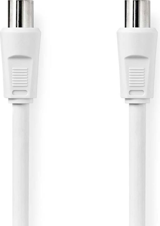 Produktbild Nedis Koaxial Kabel | IEC (Coax) Stecker | IEC (Coax) Buchse | Vernickelt | 90 dB | 75 Ohm | Doppelt (90 dB, Antennenkabel)