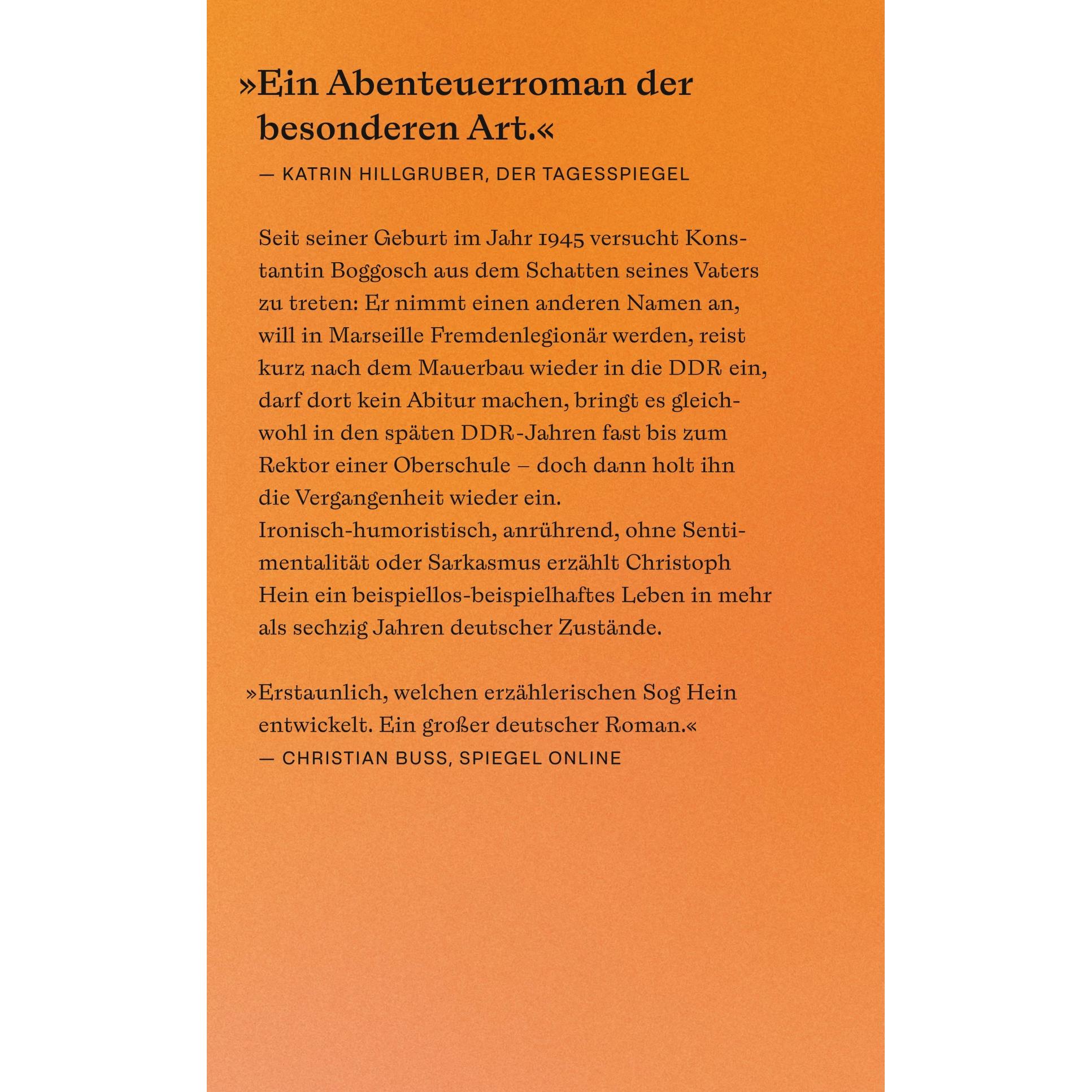 Glückskind mit Vater, Belletristik von Christoph Hein