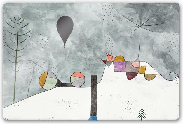 Produktbild Trenddeko Klee - Winterbild (60 x 40 cm)