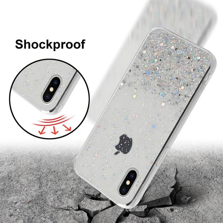 Produktbild Cadorabo TPU Cover funkelnder Glitter (Apple iPhone X)