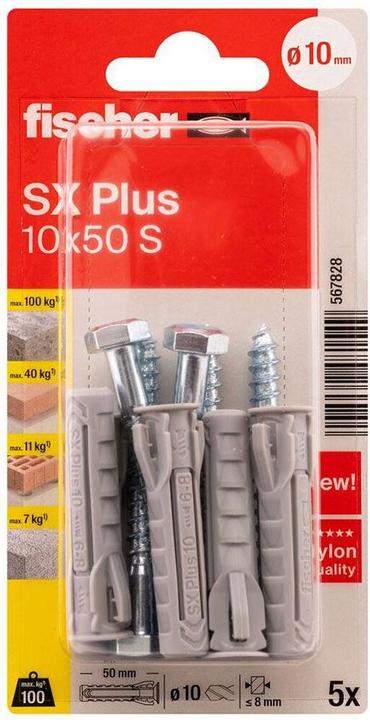 Produktbild Fischer Spreizdübel SX (5 Stk.)