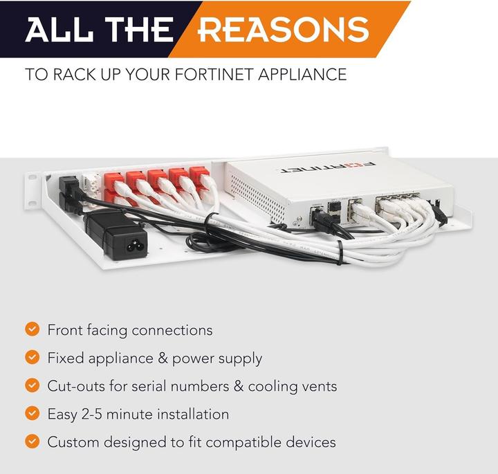 Productafbeelding Rackmount.IT Kit voor FortiGate 80F / 81F