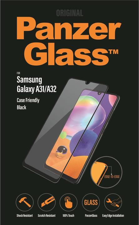 Actual product image PanzerGlass Case friendly (1 Piece, Samsung Galaxy A31)