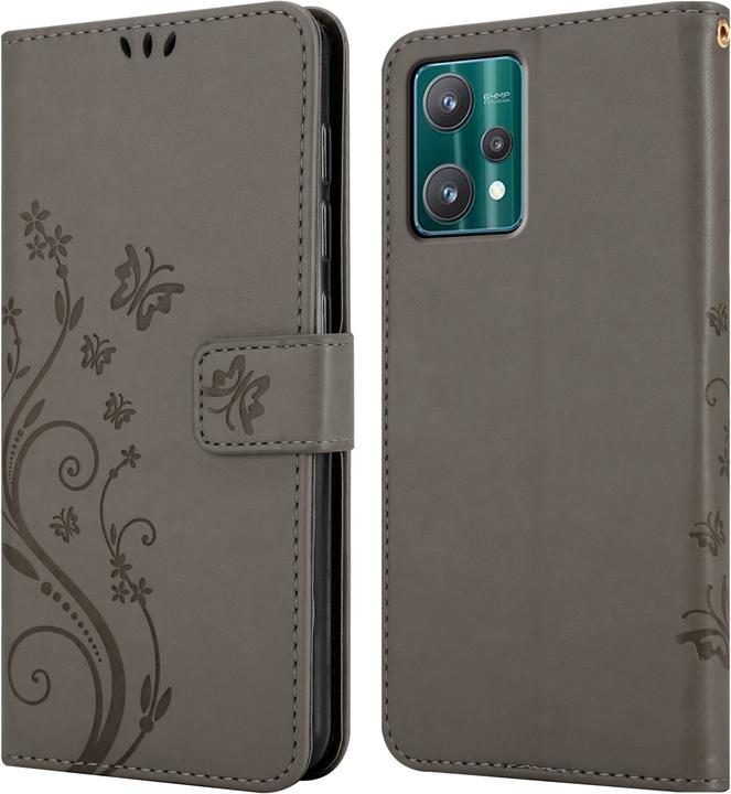 Produktbild Cadorabo Flower Book Hülle für Realme 9 5G / 9 PRO / V25 / Q5 / OnePlus Nord CE 2 LITE 5G (Vivo V25, Realme 9 Pro+, OnePlus Nord CE 2 Lite 5G)