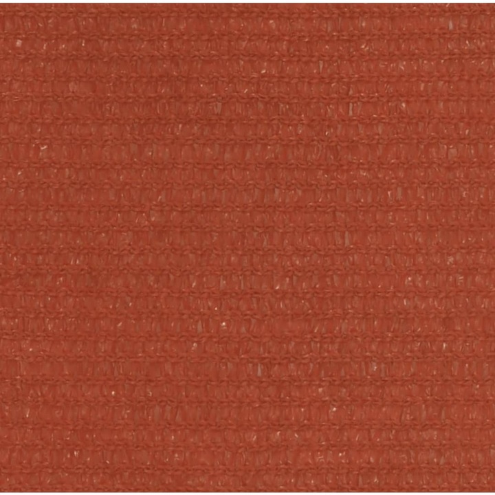 Actual product image VidaXL Sonnensegel 160 g/m² Rechteckig rot HDPE (3.5 x 4.5 m)