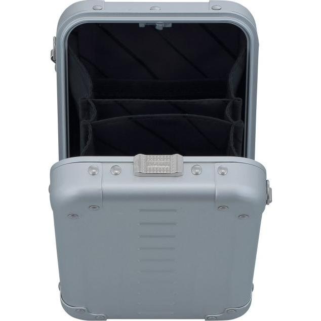Thumbnail - Aleon, Handtasche, Aluminium Vertical Vanity Case 7,5", Silber