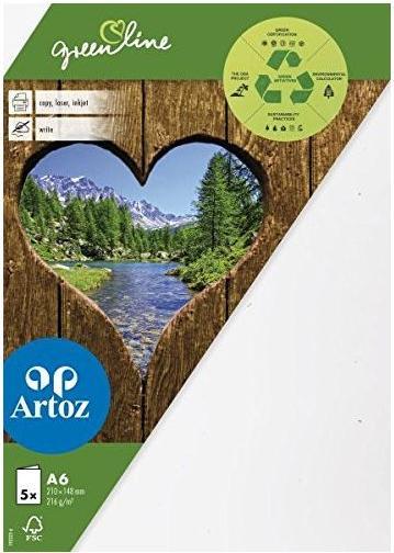 Produktbild Artoz Green Line Pkg 5 Karten A6 birch (A6, 216 g/m²)