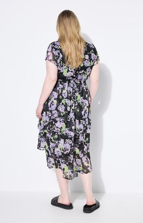 Immagine prodotto Studio Untold Abito midi dal taglio svasato in chiffon con volant e sottoveste (42, 44)