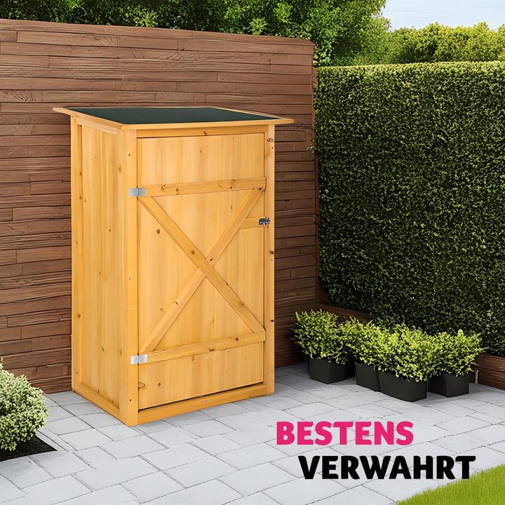Produktbild tectake Gartenschrank mit Flachdach