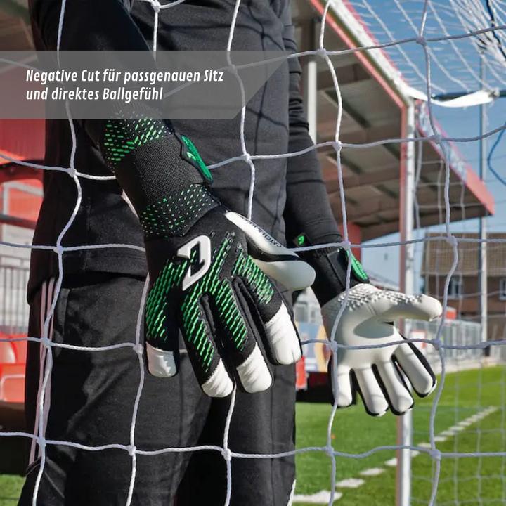 Produktbild Catch & Keep Fussballhandschuhe Revolution Green Gr. 9 Torwart Goalie Handschuhe (9)