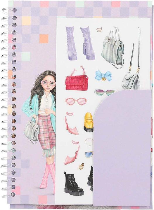 Produktbild Top Model DEPESCHE TOPModel Malbuch Pocket mit Stickerbogen