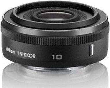 Produktbild Nikon 1 10mm 1:2.8, Lichtstarkes Weitwinkel, Black (Nikon 1, Nikon CX)