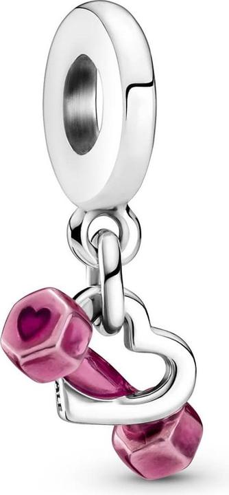 Produktbild Pandora Hantel & Herz (Silber 925, Emaille)