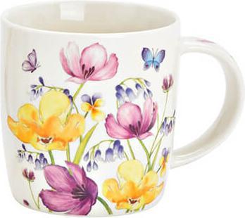Actual product image Beanarella Colourful flower porcelain cup (350 ml)