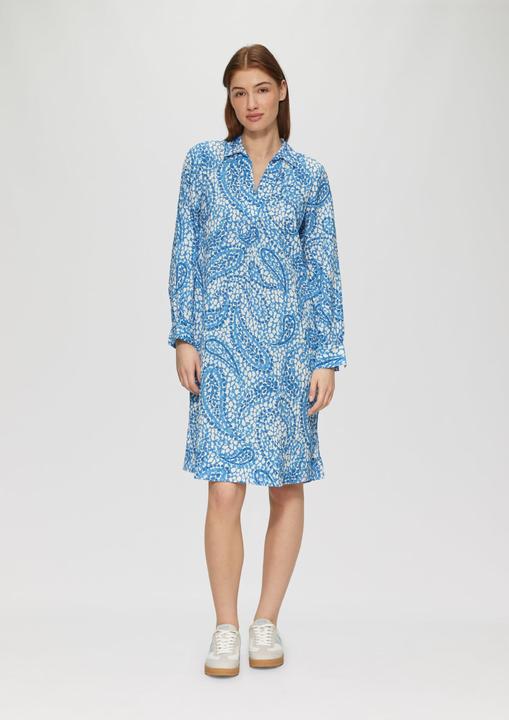 Produktbild S.Oliver Kleid Strukturiertes Hemdblusenkleid mit Eingrifftaschen (32)