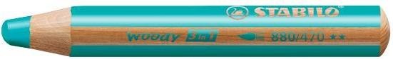 Actual product image STABILO woody 3 in 1 coloured pencil (Turquoise, 1 x)