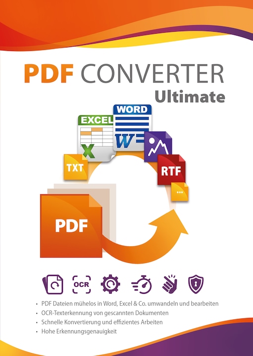 Image du produit Code de téléchargement PDF Converter Ultimate (1 Utilisateur, 1 Périphériques/Utilisateurs, Illimité)