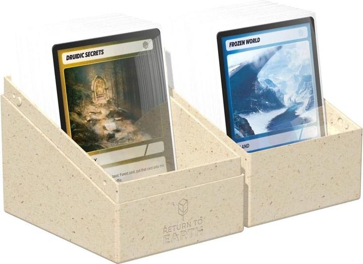 Actual product image Ultimate Guard Return To Earth Boulder Deck Case 133+ taille standard Natural