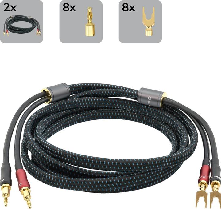 Actual product image Oehlbach Speaker Cable Transform Dual Plug 2.00m (2 m)