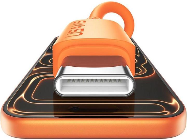 Produktbild Usams Cable U98 3A Silicone Fast Charging USB-C orange (1 m, 18 W)