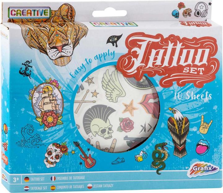 Grafix Tattoo set blue