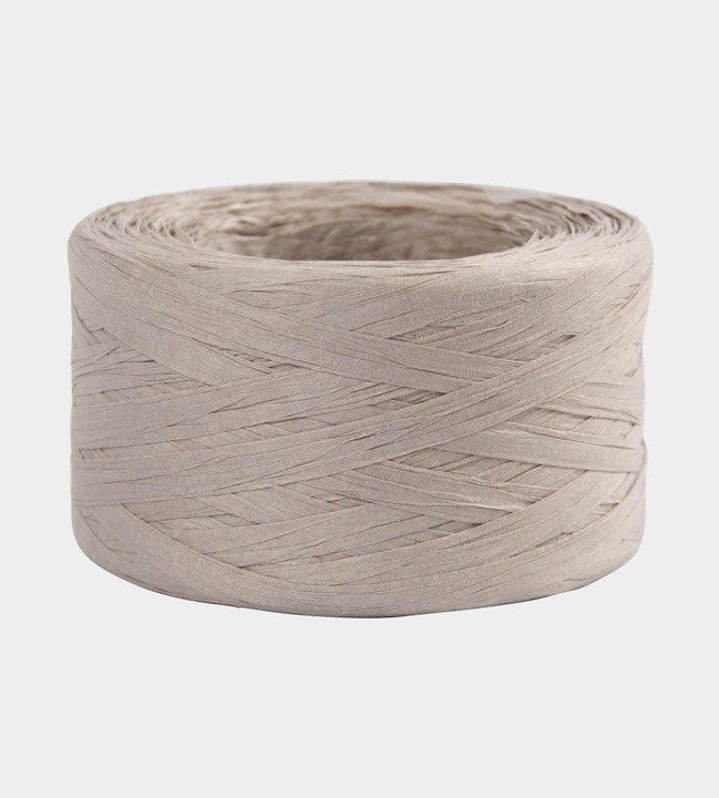 Immagine prodotto Creativ Company Nastro di carta rafia 8 mm x 100 m, grigio chiaro (Nastro da regalo, 1 x)