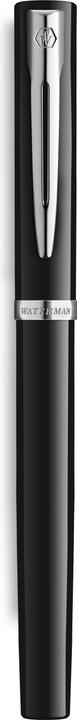 Actual product image Waterman Füllfederhalter IMPRESSION schwarzer Lack CT M Blau Geschenkbox (Black, Blue, 1x)