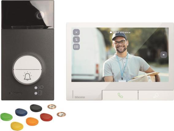 Produktbild Bticino VIDEOSET TÜRSTATION+CLASSE300X (LINEA SW+C300X LIGHT) (Kabelgebunden, WLAN)